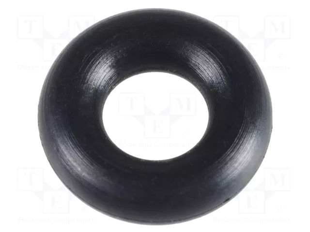 O-ring gasket; NBR caoutchouc; Thk: 1.78mm; Øint: 2.9mm; black FIX&FASTEN FIX-OR-2.9