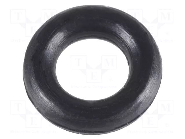 O-ring gasket; NBR caoutchouc; Thk: 1mm; Øint: 2mm; black FIX&FASTEN FIX-OR-2