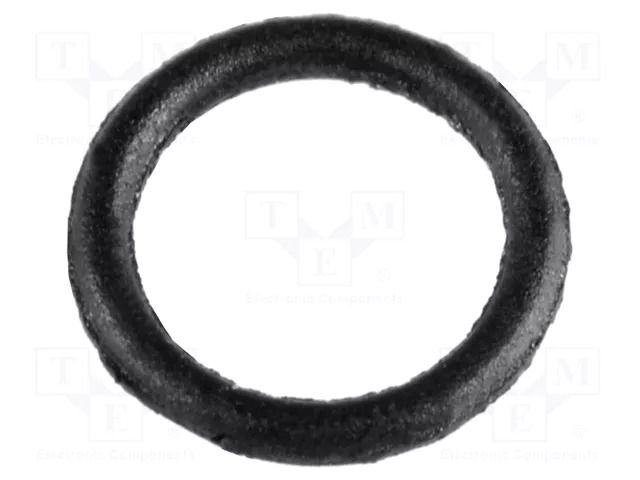 O-ring gasket; NBR caoutchouc; Thk: 0.5mm; Øint: 2.8mm; black FIX&FASTEN FIX-OR-2.8
