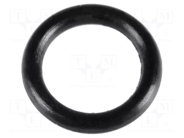 O-ring gasket; NBR caoutchouc; Thk: 0.6mm; Øint: 2.75mm; black FIX&FASTEN FIX-OR-2.7