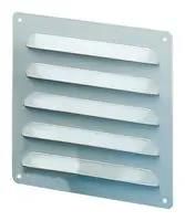 METAL LOUVRE PLATE, VENTILATION SYS, GRY NSYCAG104X95LM