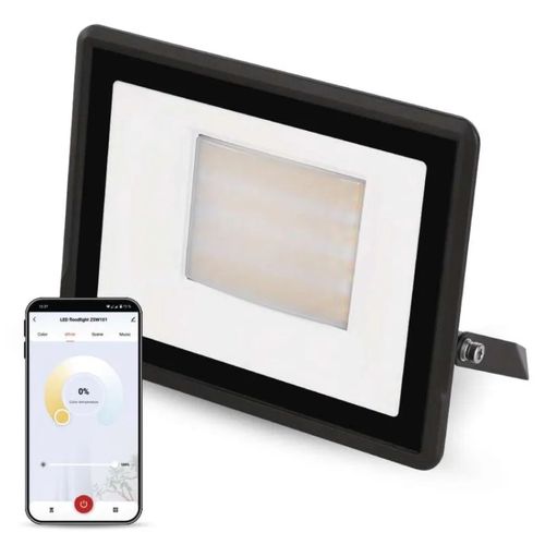 GOSMART LED floodlight 50W, 4300 lm, RGB+CCT,IP65, EMOS ZSW101 8592920133804