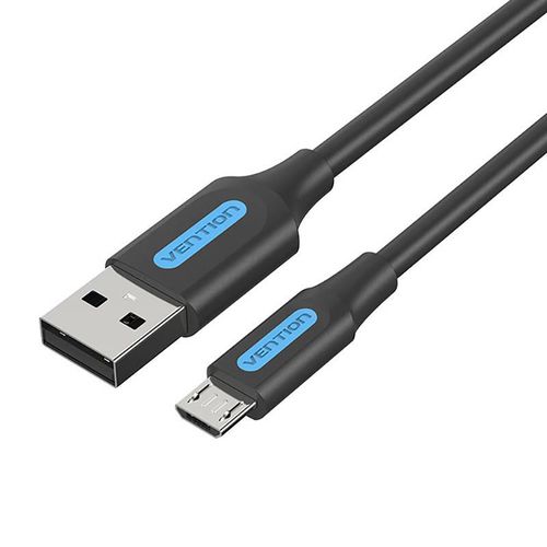 Cable USB 2.0 to Micro USB Vention COLBF 2A 1m (black), Vention COLBF