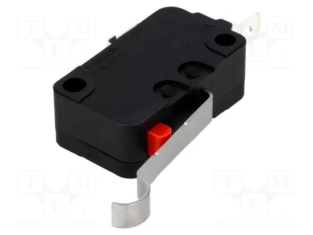 Microswitch SNAP ACTION; 16A/250VAC; 10A/30VDC; SPST-NC; Pos: 2 OMRON Electronic Components D3V-164-2A5