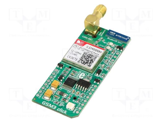 Click board; prototype board; Comp: SIM800H; GSM/GPRS MIKROE MIKROE-1720