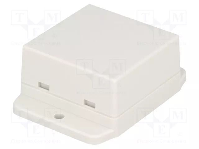 Enclosure: multipurpose; X: 50.4mm; Y: 50mm; Z: 27mm; ABS; white GAINTA NUB505027WH