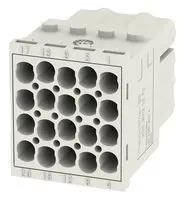 HEAVY DUTY MODULE, RCPT, 20POS, 20-12AWG HDC MHE 20 FC