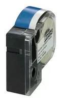 LABEL PRINTER TAPE, WHITE ON BLUE, 8M 0803947