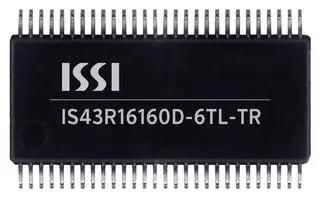 SDRAM, 256MBIT, 166MHZ, TSOP-II-66 IS43R16160D-6TL-TR