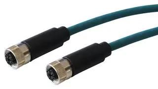 SENSOR CORD, 8P M12 RCPT-RCPT, 5M PXPTPU12FBF08XFB050PU