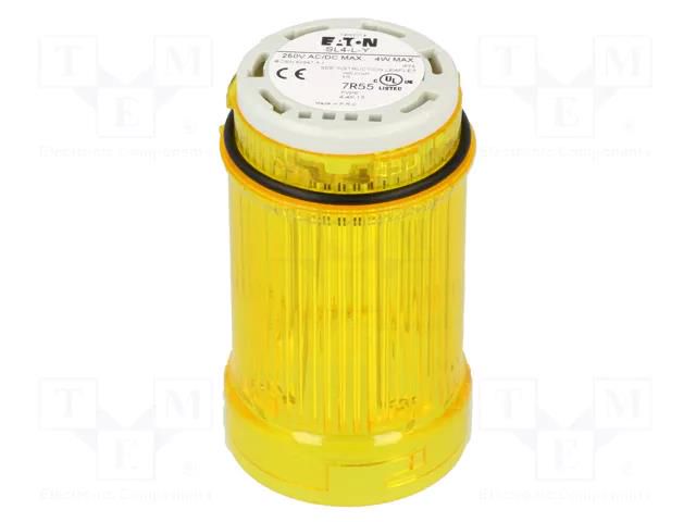 Module: light signaller; yellow; bulb BA15D; 0÷250VDC; 0÷250VAC EATON ELECTRIC SL4-L-Y