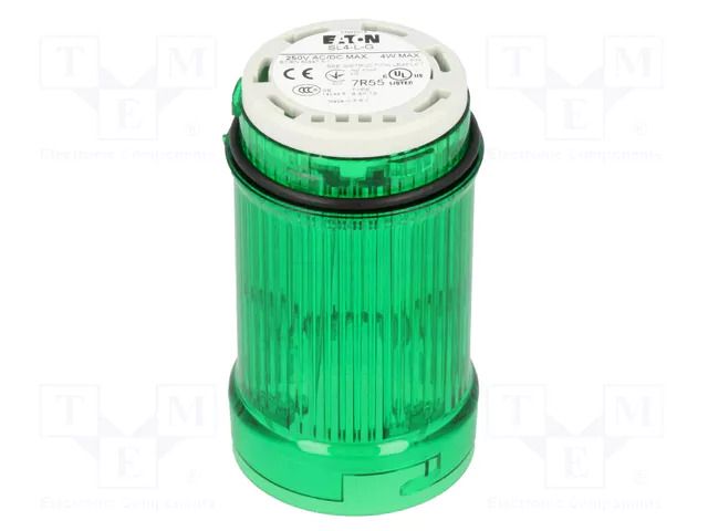 Module: light signaller; green; bulb BA15D; 0÷250VDC; 0÷250VAC EATON ELECTRIC SL4-L-G