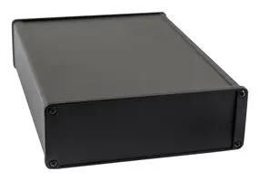 ENCLOSURE, PCB BOX, ALUM, BLACK 1457T2201EBK.