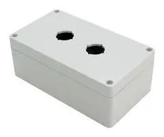 ENCLOSURE, PUSH BUTTON, PC, GREY 1554MPB2