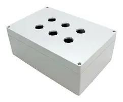 ENCLOSURE, PUSH BUTTON, PC, GREY 1554MPB6