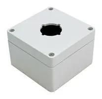 ENCLOSURE, PUSH BUTTON, PC, GREY 1554PB1