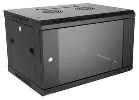WALL CABINET, 9U, STEEL, BLACK RB-FW9