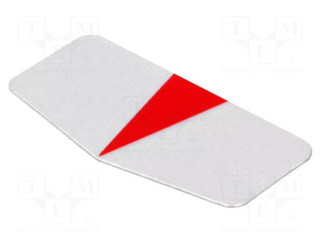 Pointer; self-adhesive; silver; plastic; 20x10mm ELESA+GANTER GN711.1-KUS