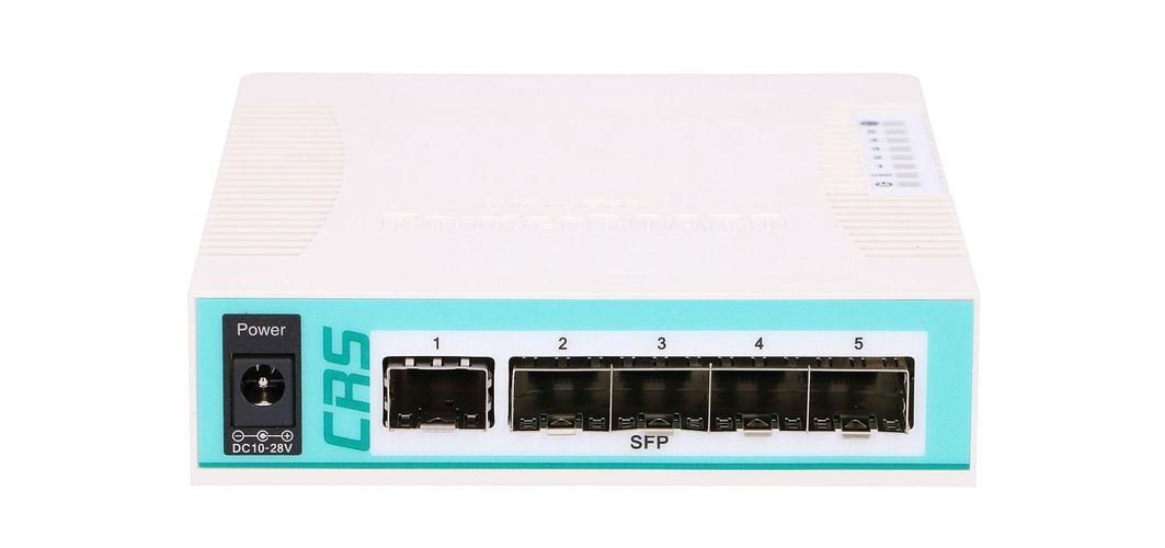 MikroTik CRS106-1C-5S | Switch | 1x RJ45 1000Mb/s, 6x SFP, MIKROTIK CRS106-1C-5S 4752224000101