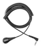COIL CORD, SNAP, 1.83M, BLACK 09206