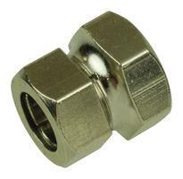 PANEL NUT, NICKEL PLATED BRASS, 3/8-32 1701