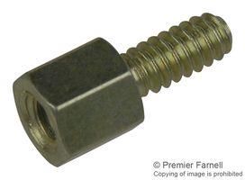 D-SUB JACK SCREW, 4-40, 12.7MM, STEEL 7243