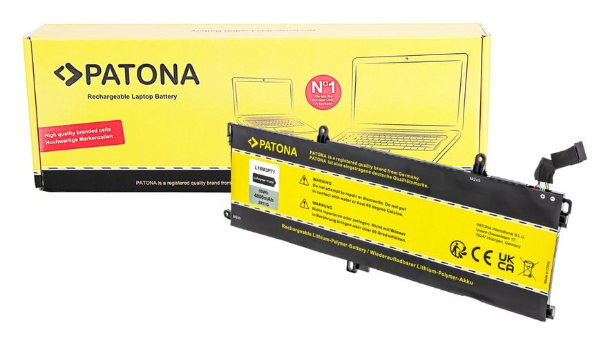 PATONA Battery for Lenovo L18M3P71 5B10W13914 SB10T83157, PATONA 2911 4055655238274