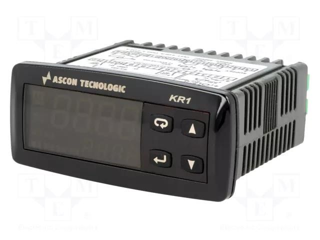 Module: regulator; temperature; SPDT; OUT 2: SPST-NO; on panel; KR1 ASCON TECNOLOGIC KR1-HCRR-D