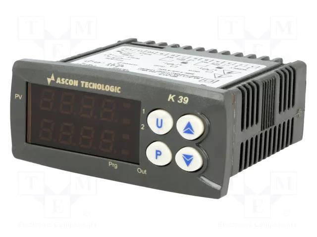 Module: regulator; temperature; SPDT; OUT 2: SPDT; on panel; K39 ASCON TECNOLOGIC K39P-HCRR