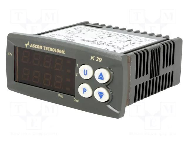 Module: regulator; temperature; SPDT; OUT 2: SPDT; on panel; K39 ASCON TECNOLOGIC K39-HCRR