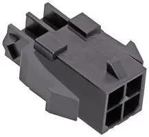 CONNECTOR HOUSING, PLUG, 4POS 203632-0400