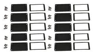 END PLATE, ALUMINIUM, ENCLOSURE AT180 BLACK 50M X 50MM