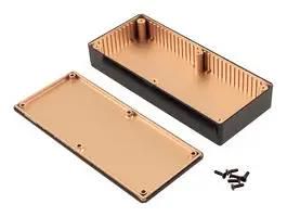ENCLOSURE, EMI/RFI, ABS, BLACK 1591RHBK
