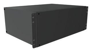 RACK MOUNT CABINET, 4U, ALUM, BLACK RMCS190713BK1