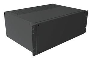 RACK MOUNT CABINET, 4U, ALUM, BLACK RMCV190713BK1