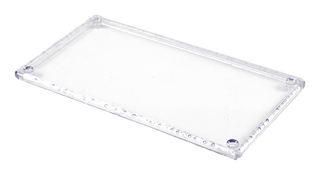 LID, POLYCARBONATE, CLEAR, ENCLOSURE 1591DC