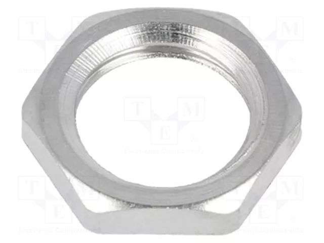 Nut; M12; brass; Thk: 2.8mm; Spanner: 15mm; Thread: metric; Pitch: 1.5 MOLEX MX-936000091