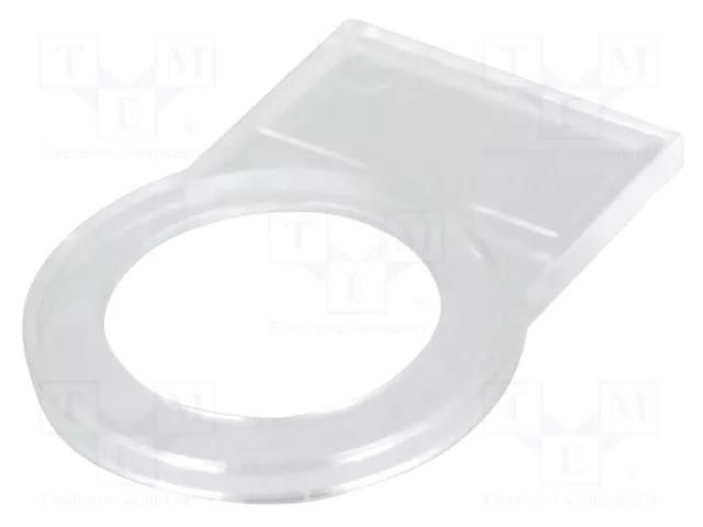 Bezel; 22mm; har-port; -25÷70°C; Ø22.3mm; IP20; transparent HARTING 09455020002