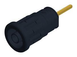 CONN, BANANA, SOCKET, 24A, SOLDER, BLK 972363100