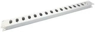 PATCH PANEL, D SUB, DA15, 8PORT, 1U KK1A-8-SUB-D15