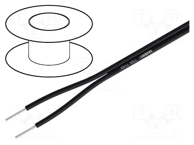 Wire: headset; stranded; OFC; Shielding: unshielded; black TASKER TAS-TSK1148