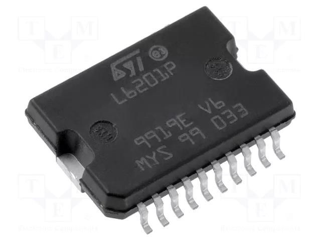 IC: driver; H-bridge; motor controller; PowerSO20; 1A; Ch: 2; 100kHz STMicroelectronics L6201PS