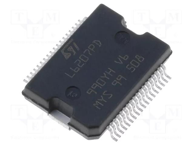 IC: driver; H-bridge; motor controller; PowerSO36; 2.8A; Ch: 4 STMicroelectronics L6207PD