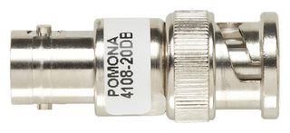 ATTENUATOR, BNC PLUG-JACK, 50 OHM 4108-20DB