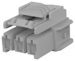 PLUG HOUSING, 3POS, PA, GREY 5-1971773-3
