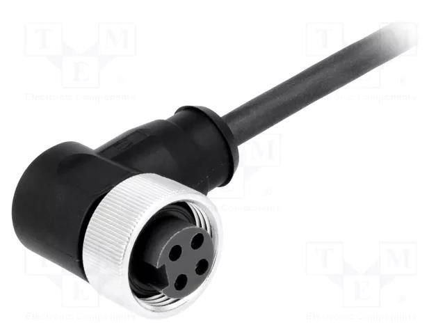 Connector: 7/8"; plug; 1.5m; female; PIN: 4; angled 90°; with lead HARTING 21349900496015