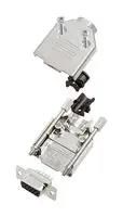 HD-D SUB CONNECTOR, RCPT, 15POS, SOLDER L17DTPK-M-09+L77HDE15S
