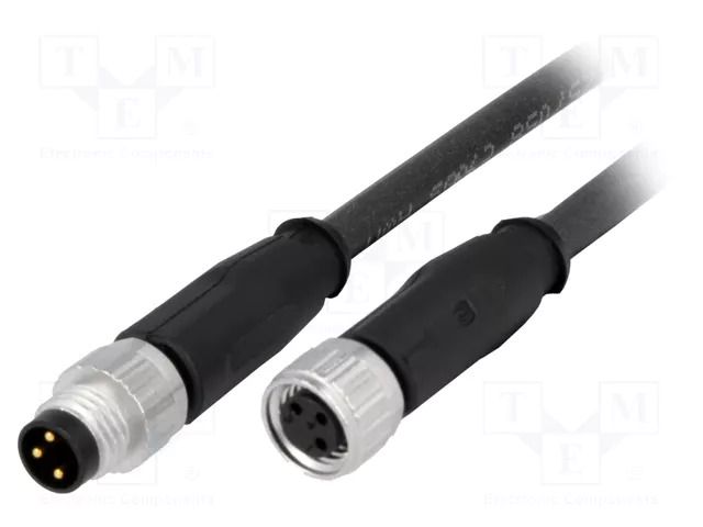 Cable: for sensors/automation; PIN: 3; 0.5m; plug HARTING 21348081388005