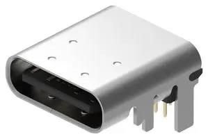 USB CONN, 2.0 TYPE C, R/A RCPT, 16POS USB4085-GF-A