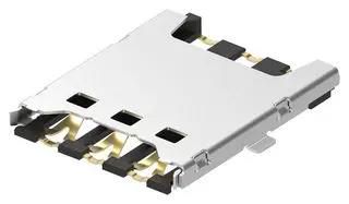 CONNECTOR, NANO SIM, 6POS, PUSH-PULL SIM8055-6-1-14-00-A